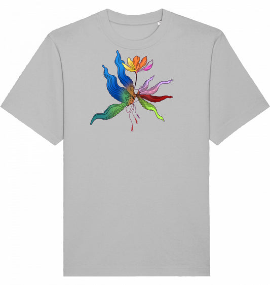 Floral 3 Heavyweight Unisex T-Shirt aus Bio-Baumwolle | J'LŶA