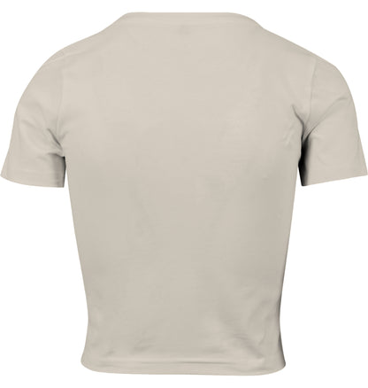 Golden Floral Outlines Cropped T-Shirt | J'LŶA