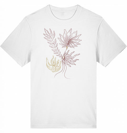 Floral Outlines Relaxed Unisex T-Shirt | J’LŶA
