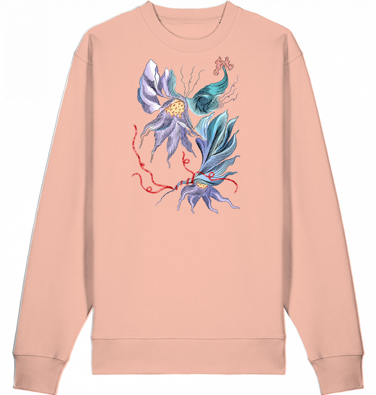 Floral 4 Unisex-T-Shirt aus Bio-Baumwolle | J'LŶA