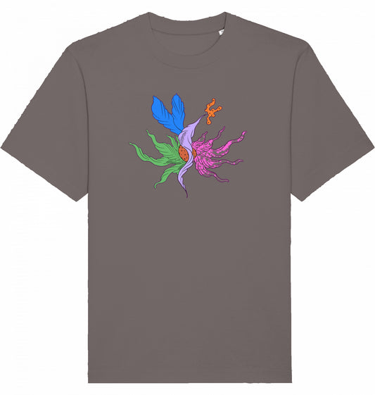 Floral 4 Heavyweight Unisex T-Shirt aus Bio-Baumwolle | J'LŶA