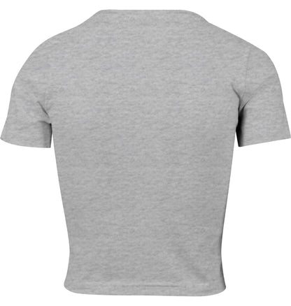 Golden Floral Outlines Cropped T-Shirt | J'LŶA