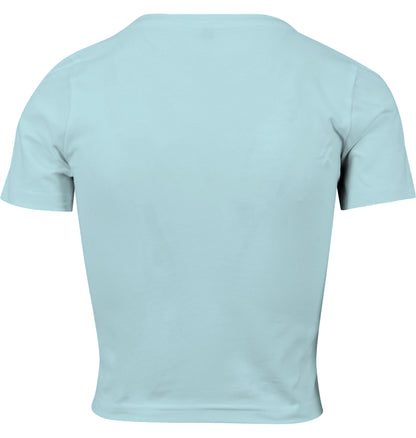 Golden Floral Outlines Cropped T-Shirt | J'LŶA