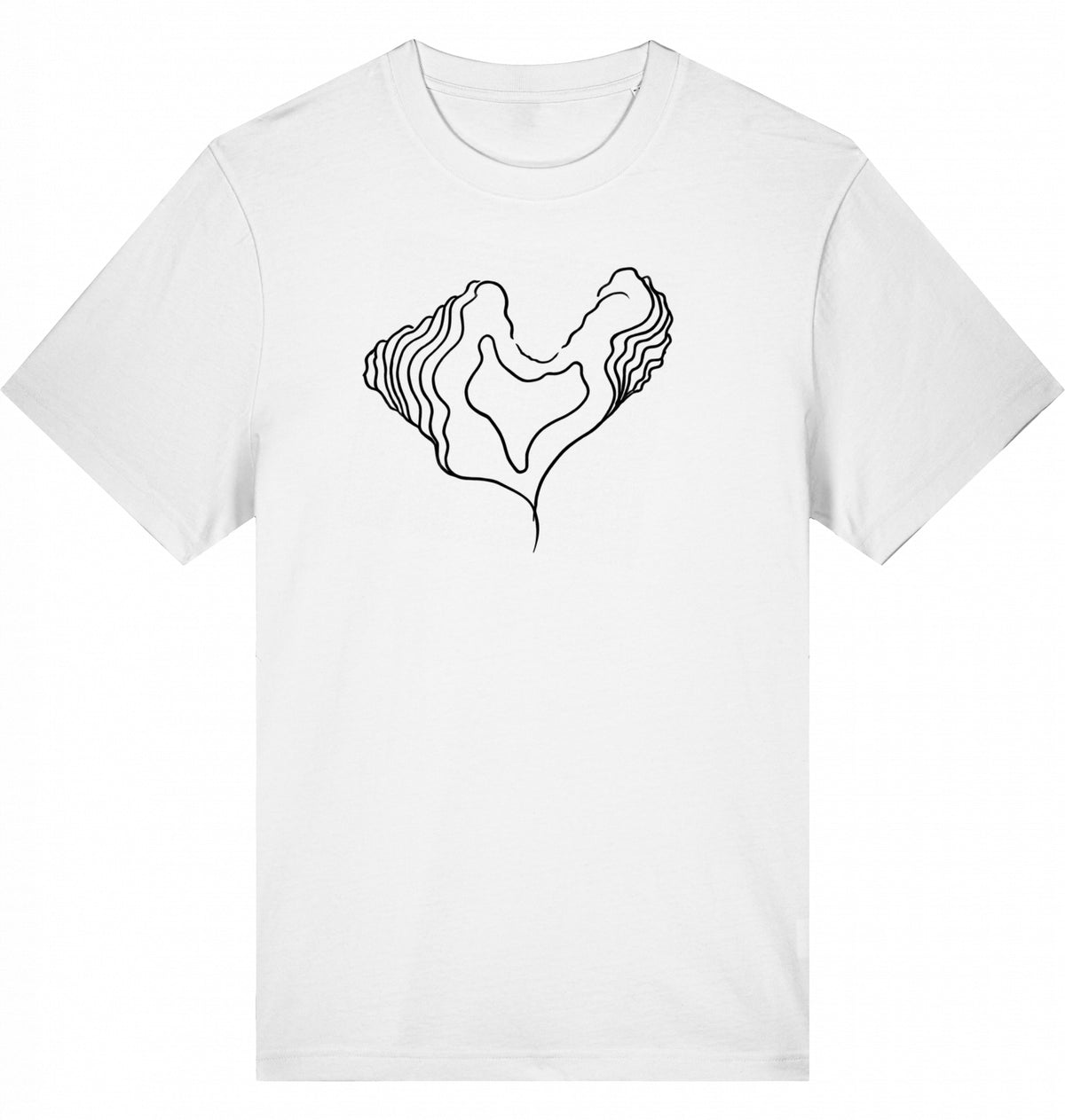 Big Heart Relaxed Unisex-T-Shirt aus Bio-Baumwolle | J’LŶA