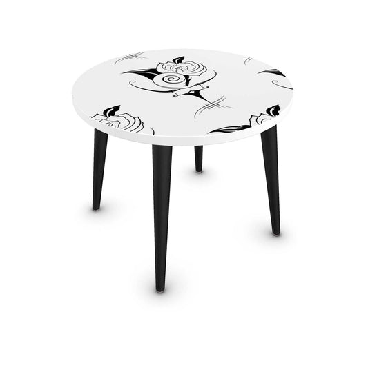 Eleganter Couchtisch aus robustem Holz mit satiniertem Finish und klaren Linien