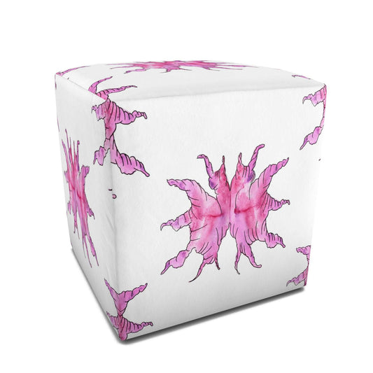 Designer Sitzwürfel Pink Blossom | J'LŶA Art & Fashion