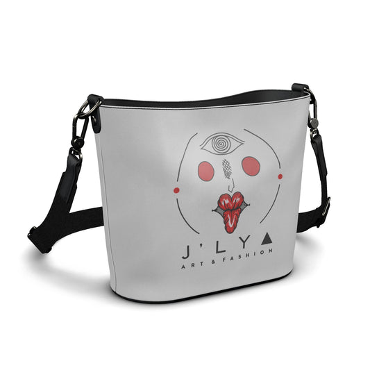 Bucket Tote aus Leder
