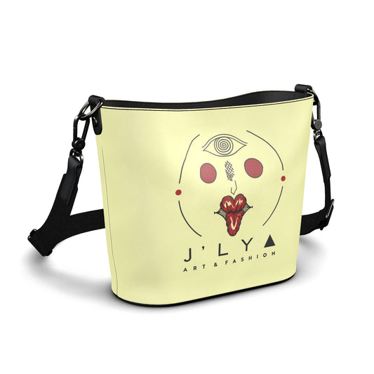 Bucket Tote aus Leder