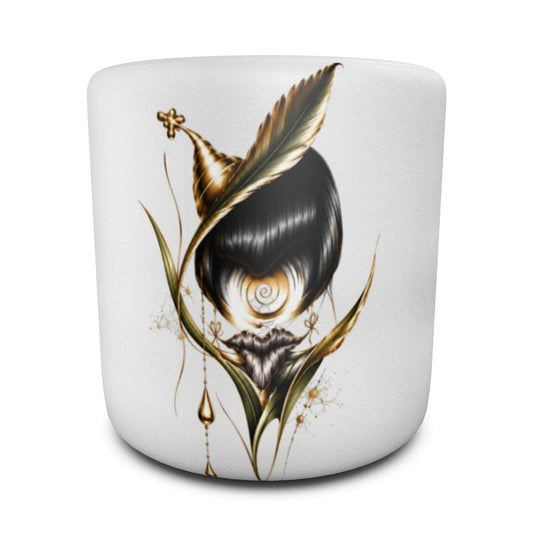 Designer Sitzzylinder Mystic Face Gold | J'LŶA Art & Fashion