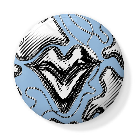 Op Art Vortex – Teller aus Knochenporzellan | J'LŶA Luxury Home