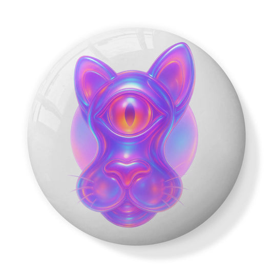 Mystic Cat – Teller aus Knochenporzellan | J'LŶA Luxury Home