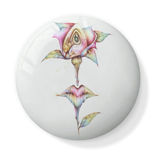 Mirror Bloom – Teller aus Knochenporzellan | J'LŶA Luxury Home