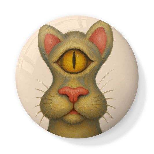 Mystic Cat – Teller aus Knochenporzellan | J'LŶA Luxury Home
