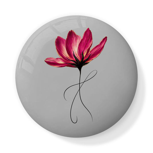 Single Bloom – Teller aus Knochenporzellan | J'LŶA Luxury Home
