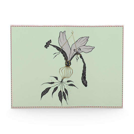 Designer Reisepasshülle Mystic Botanical Mint | J'LŶA Art & Fashion