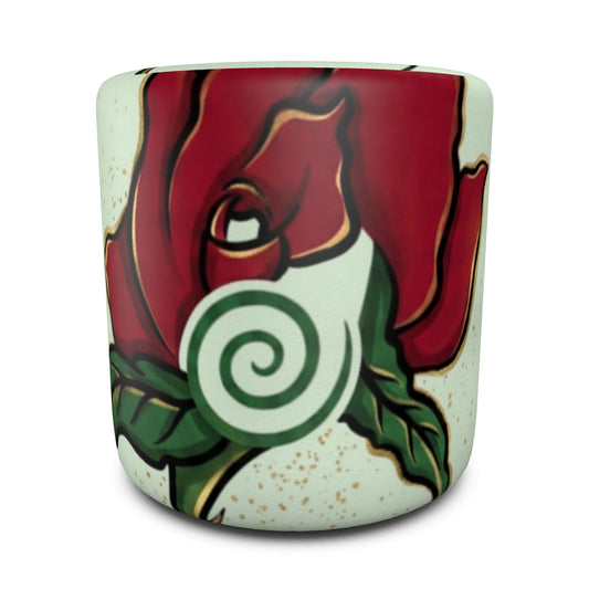 Designer Sitzzylinder Pop Art Rose | J'LŶA Art & Fashion
