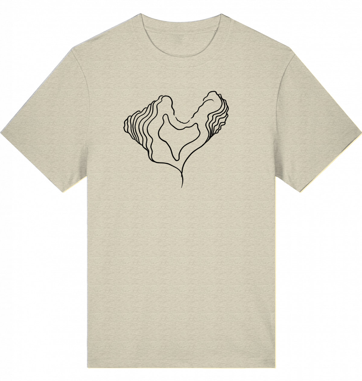 Big Heart Relaxed Unisex-T-Shirt aus Bio-Baumwolle | J’LŶA