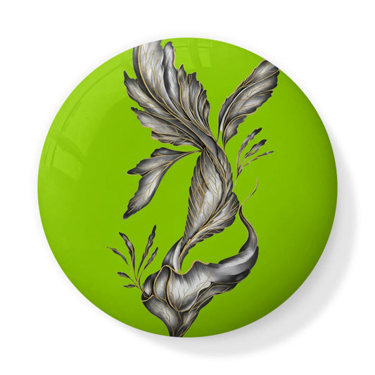 Engraved Plume – Teller aus Knochenporzellan | J'LŶA Luxury Home