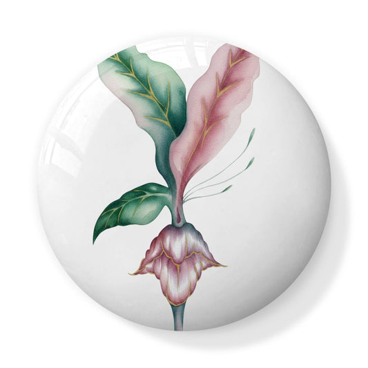 Pink Bellflower – Teller aus Knochenporzellan | J'LŶA Luxury Home