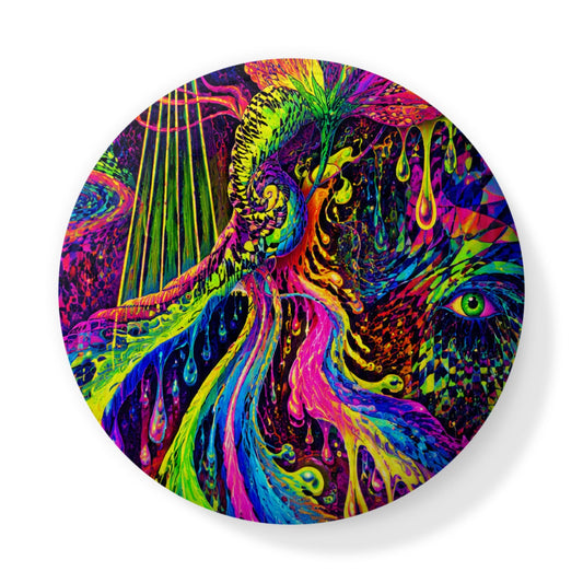 Neon Vortex I – Schmucktopf aus Knochenporzellan | J'LŶA Luxury Home