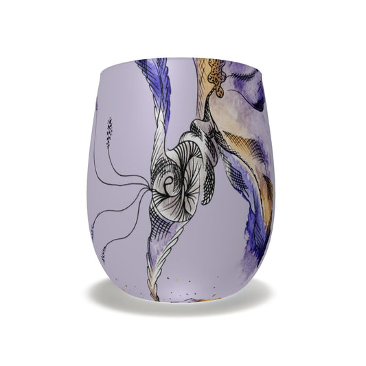 Designer Wasserglas aus Milchglas | J'LŶA