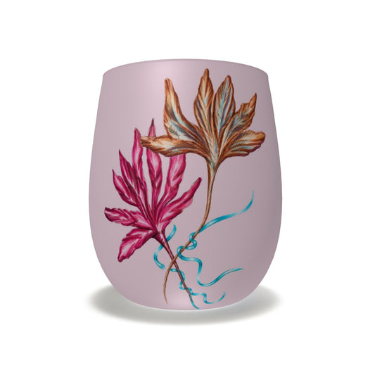Designer Wasserglas aus Milchglas | J'LŶA