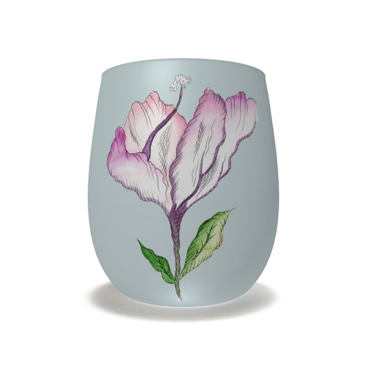 Designer Wasserglas aus Milchglas | J'LŶA