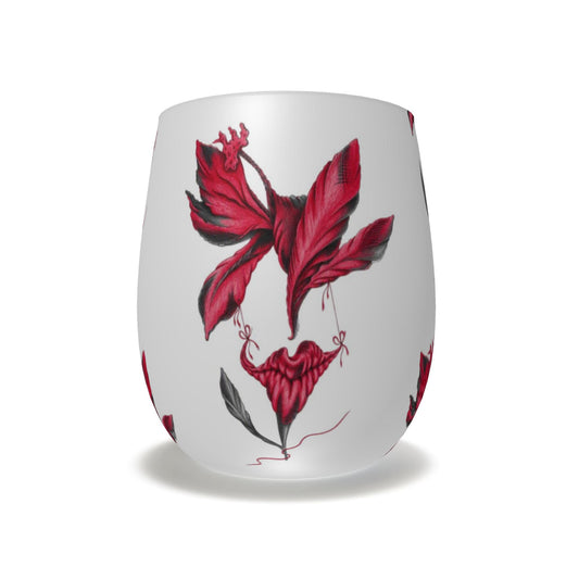 Designer Wasserglas aus Milchglas | J'LŶA