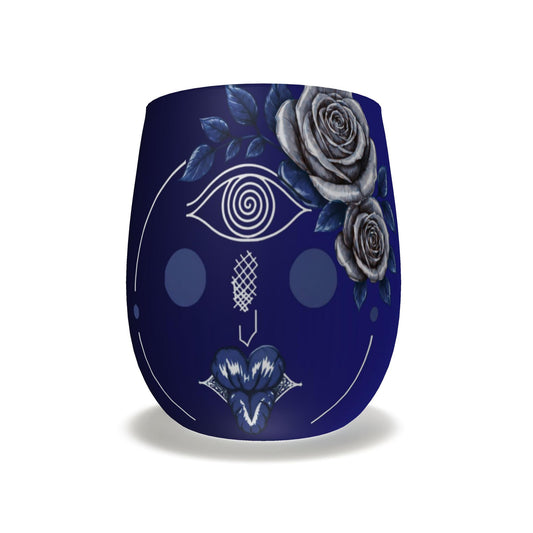 Designer Wasserglas aus Milchglas | J'LŶA