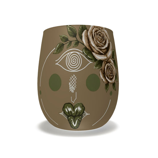 Designer Wasserglas aus Mattes Milchglas | J'LŶA