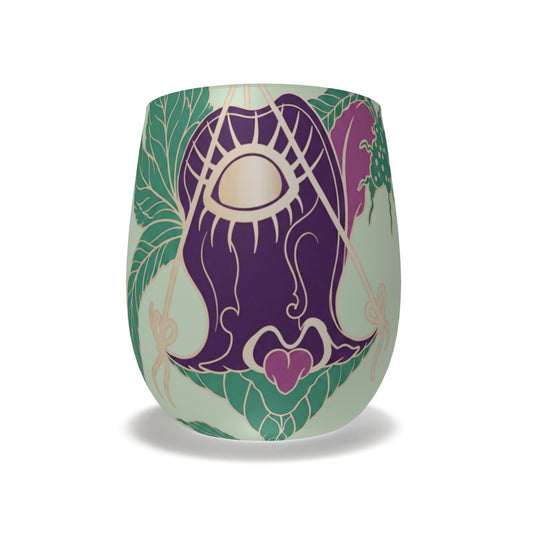 Designer Wasserglas aus Milchglas | J'LŶA