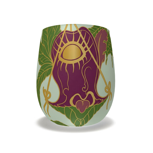 Designer Wasserglas aus Milchglas | J'LŶA