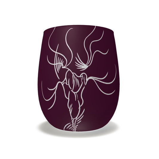 Designer Wasserglas aus Milchglas | J'LŶA