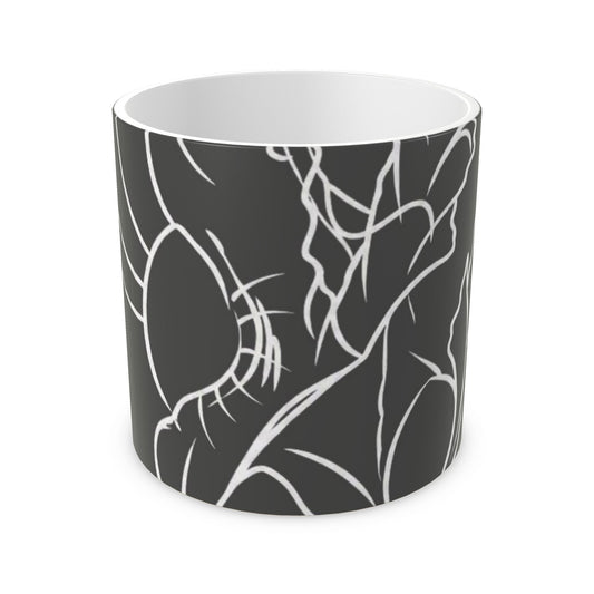 Designer Blumentopf aus Terrakotta
