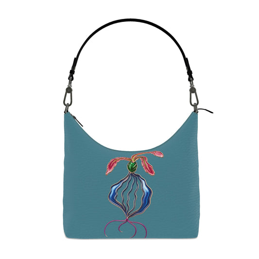 Nappaleder Hobo-Tasche quadratisch – Designer Handtasche