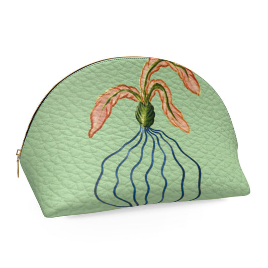 Muschelform Leder Geldbörse mit Druck