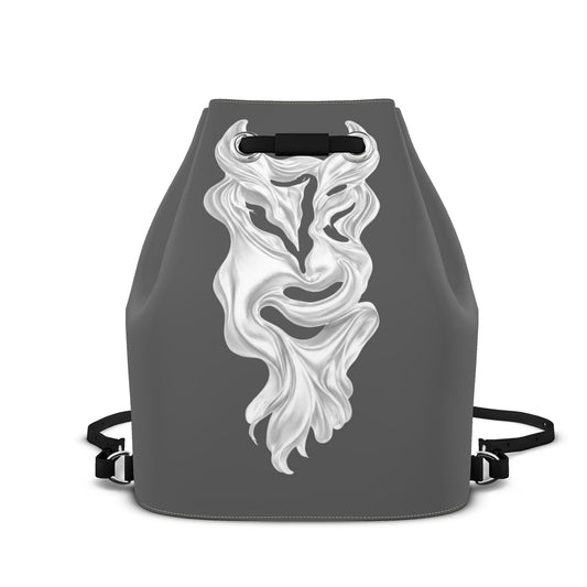 Nappaleder Rucksack mit Kordelzug
