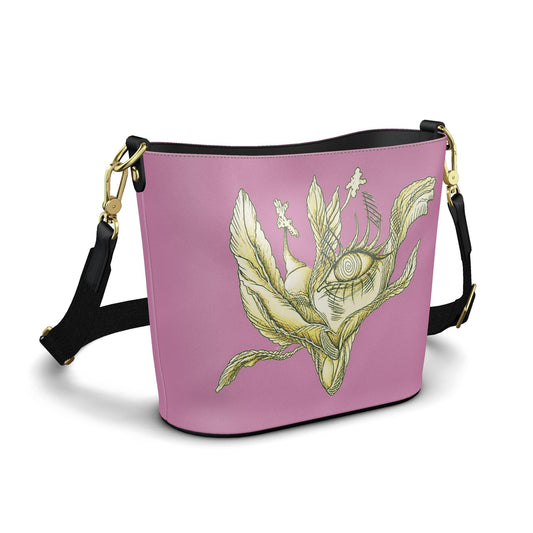 Bucket Tote Goldy Girl aus Leder by J'LYA