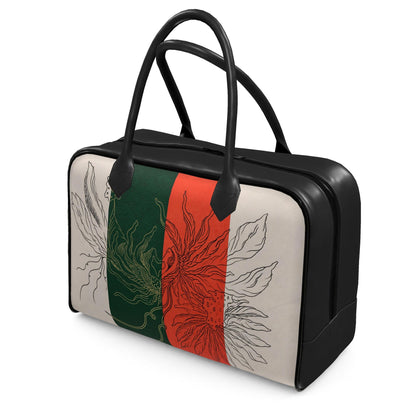 Floral Outlines BLACK&GOLD – Reisetasche | J'LŶA