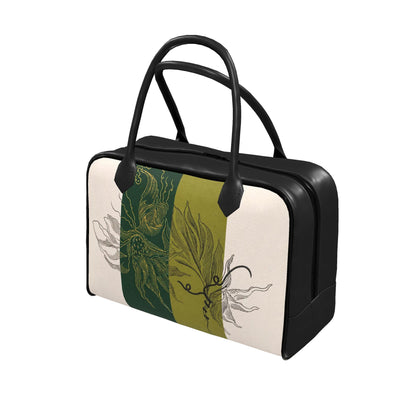 Floral Black&Gold Outlines – Reisetasche | J'LŶA