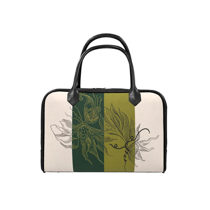 Floral Black&Gold Outlines – Reisetasche | J'LŶA