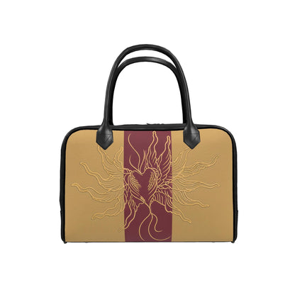 Heart Golden Floral Travel Bag | J'LŶA