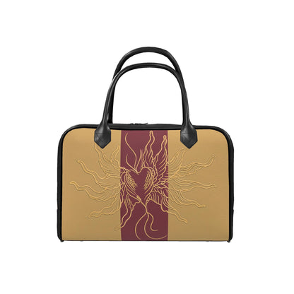 Heart Golden Floral Travel Bag | J'LŶA