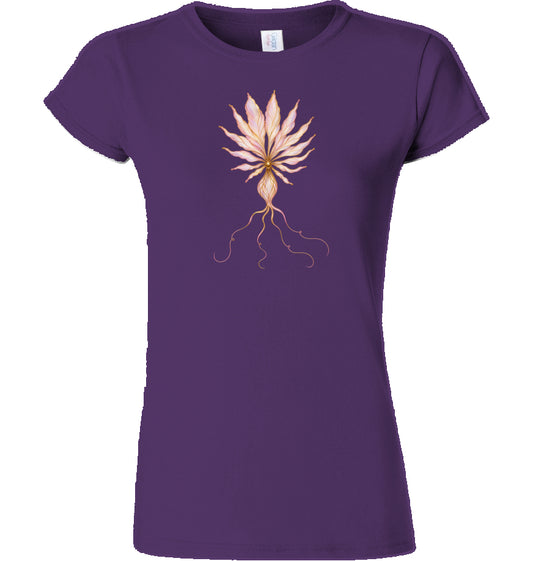 Pink Floral Damen T-Shirt | J’LŶA