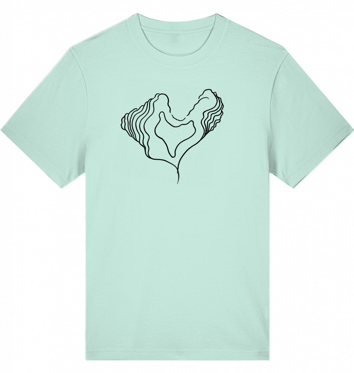 Big Heart Relaxed Unisex-T-Shirt aus Bio-Baumwolle | J’LŶA