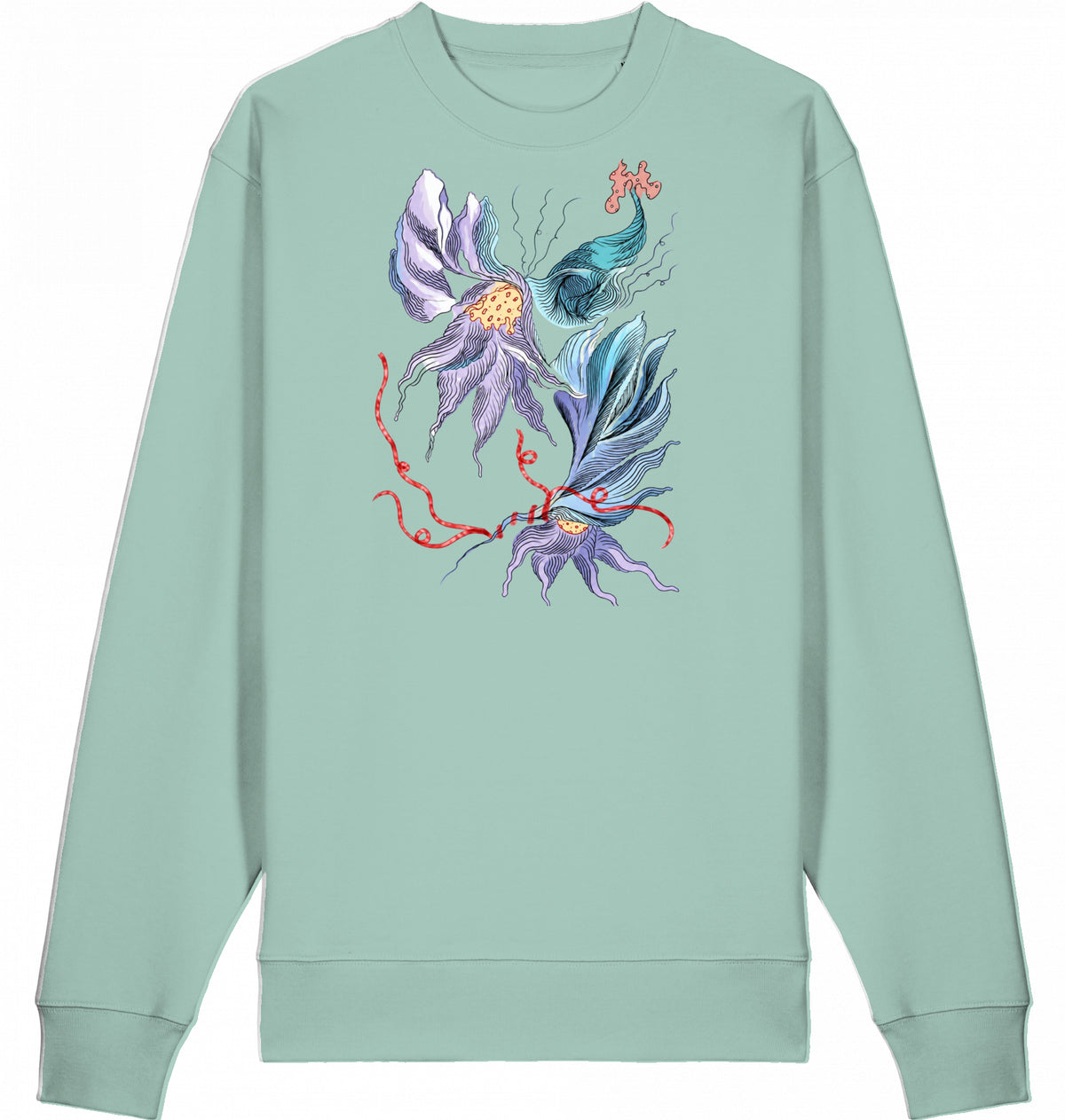 Floral 4 Unisex-T-Shirt aus Bio-Baumwolle | J'LŶA
