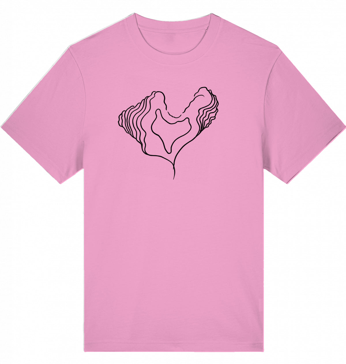 Big Heart Relaxed Unisex-T-Shirt aus Bio-Baumwolle | J’LŶA