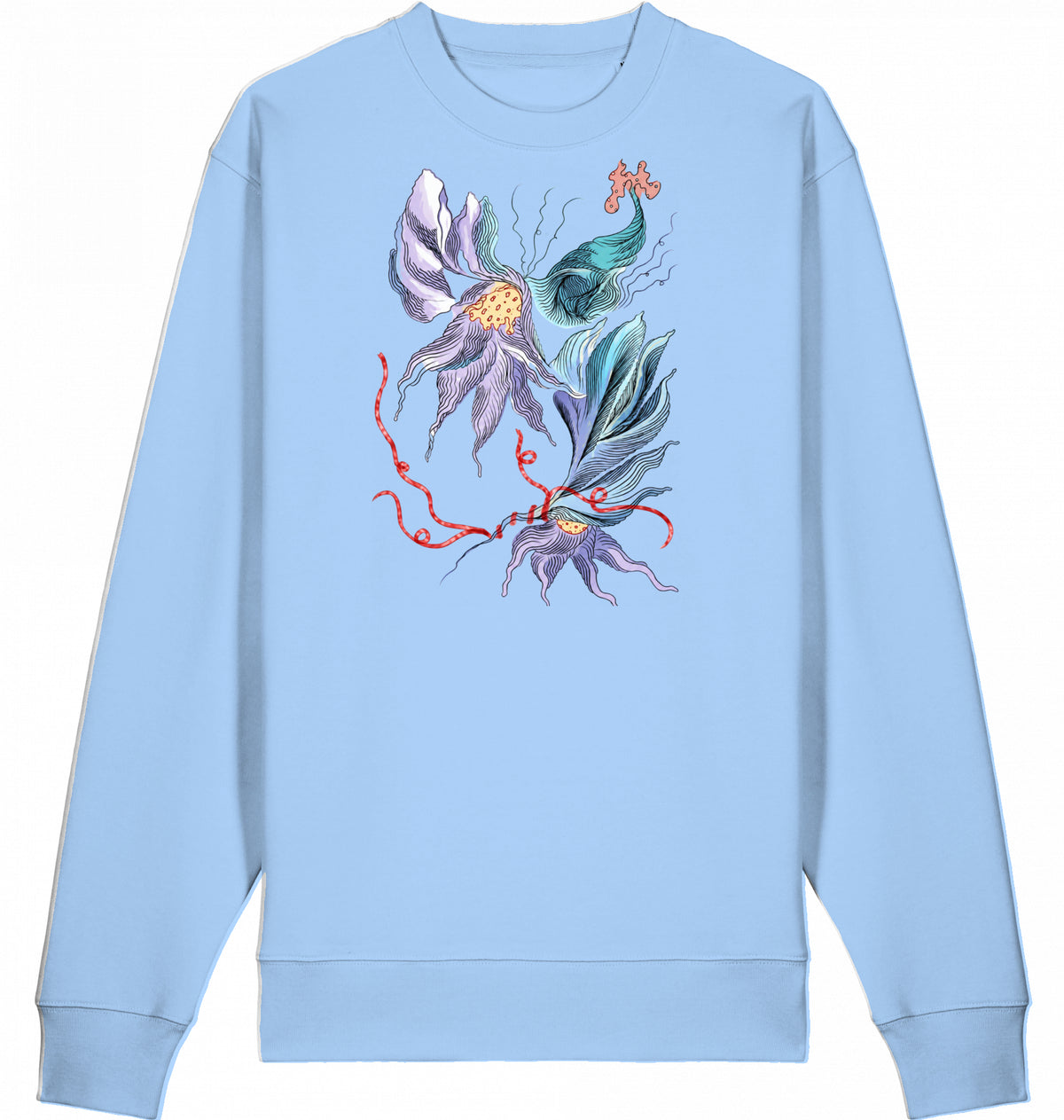 Floral 4 Unisex-T-Shirt aus Bio-Baumwolle | J'LŶA