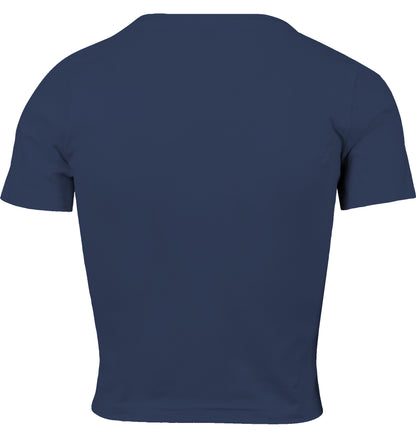Golden Floral Outlines Cropped T-Shirt | J'LŶA