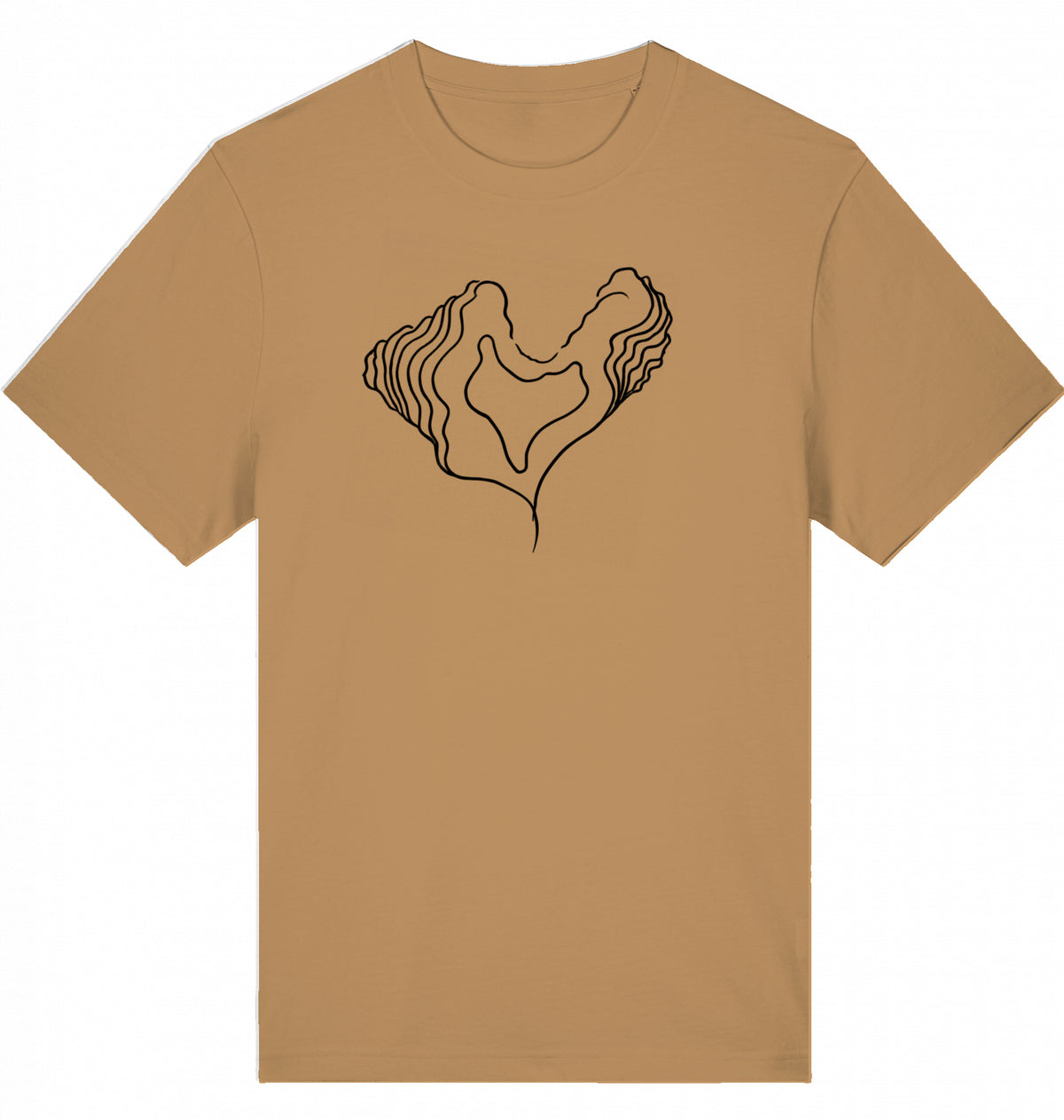 Big Heart Relaxed Unisex-T-Shirt aus Bio-Baumwolle | J’LŶA